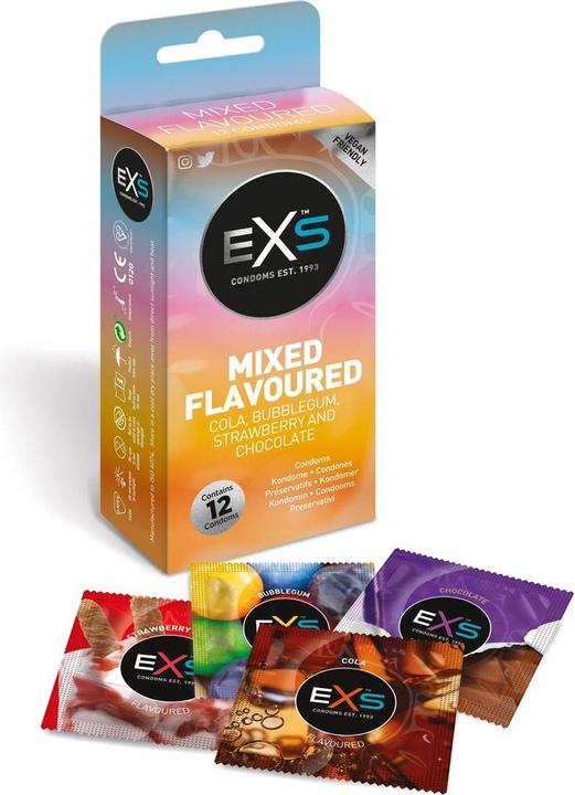 Image du produit EXS Condoms Mixed Flavoured 12 pack (12 pcs)