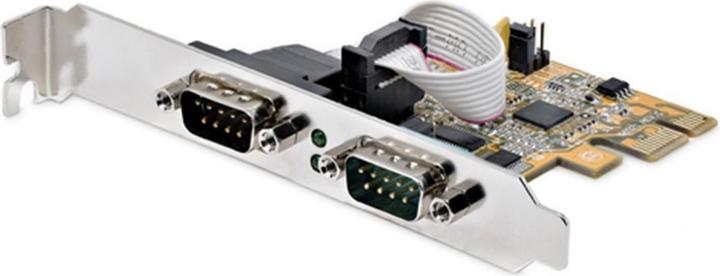Immagine prodotto StarTech Scheda di interfaccia seriale PCI Express a 2 porte COM Scheda seriale da PCIe a RS232 K