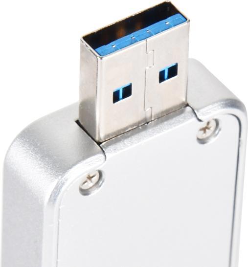 Actual product image Silverstone SST ext. M.2 housing SST-MS09S (M.2 2280, M.2 2260)