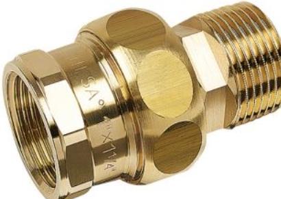 Sanha PURAFIT union 1.1/2 mf/np. -.Siliciumbronze.Blyfri.