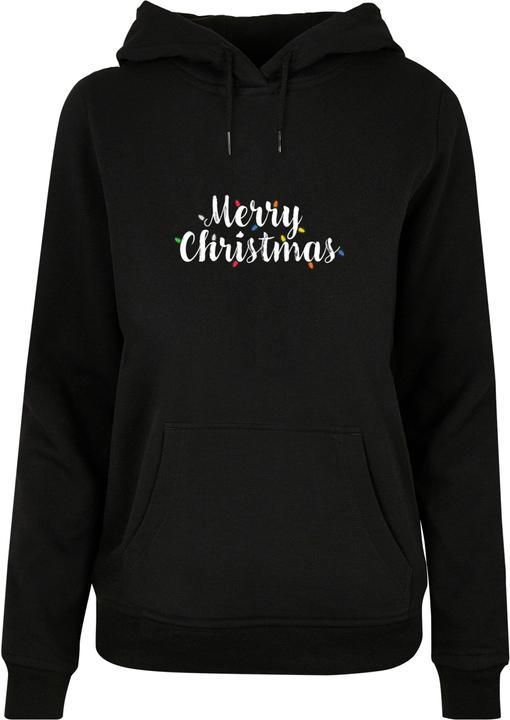Merchcode Ladies Merry Christmas Lights Basic Hoody - 116651
