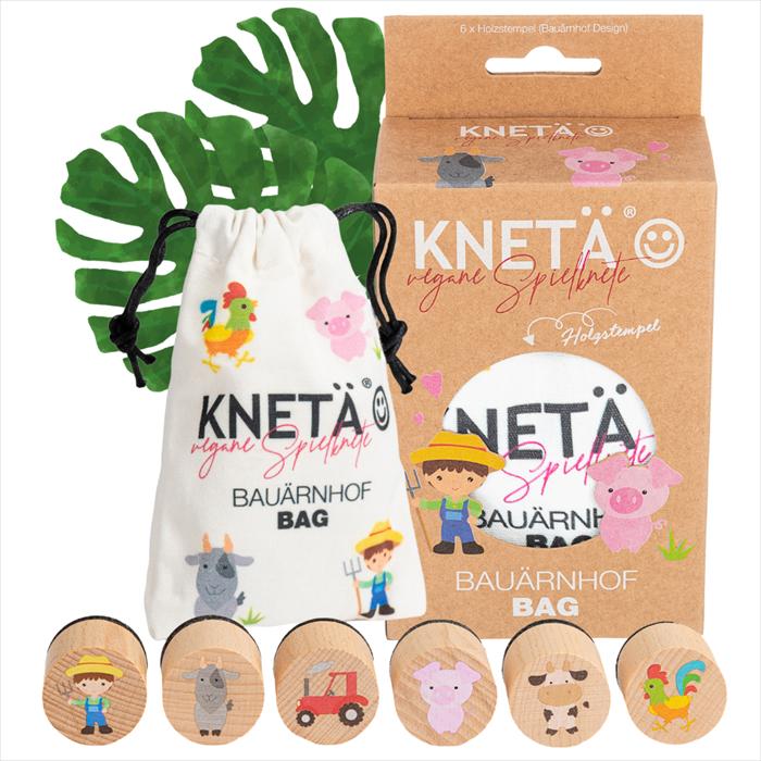Actual product image Knetä Wooden Stamp Set Bauärnhof