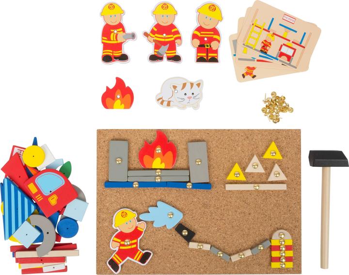 Actual product image small foot Hammer game fire department