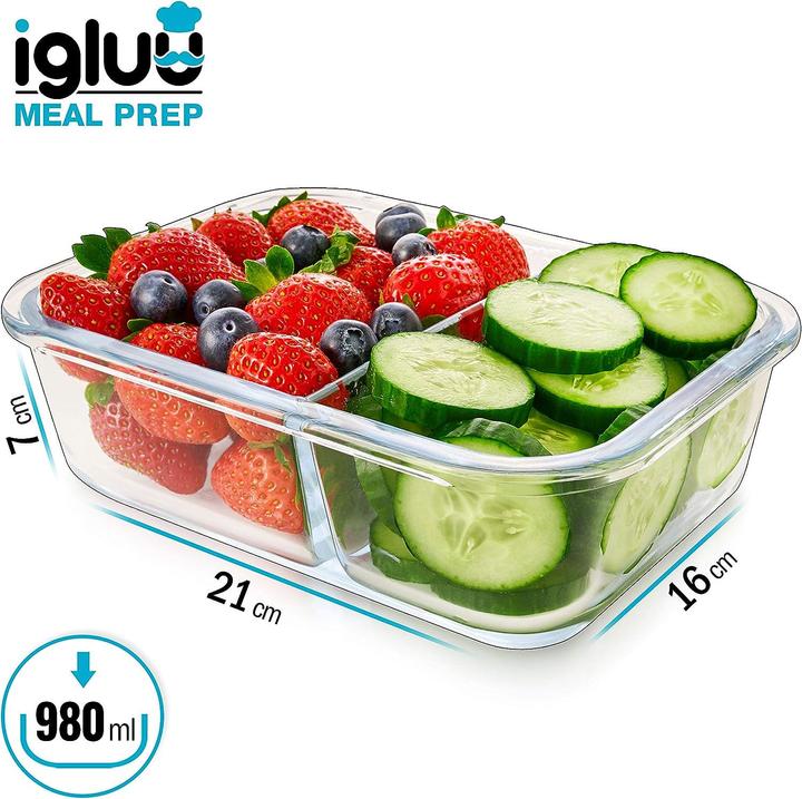Produktbild Igluu Meal Prep Glasbehälter (0.98 l)