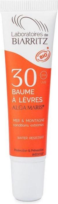 Laboratoires de Biarritz Lippenbalsam LSF30 ohne Parfum Bals (Pflegestift, 15 ml)