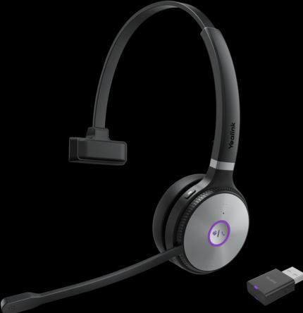 Actual product image Yealink Headset WH62 Mono Portable Teams (Wireless, USB-A)