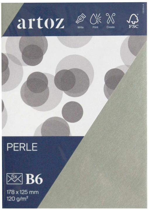 Actual product image Artoz Couvert pearl B6, 5 pieces, silver (B6, 5 x)