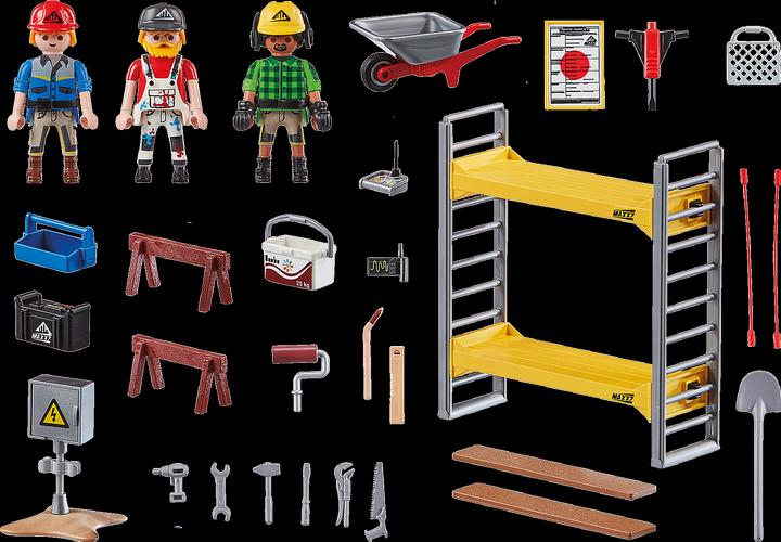 Image du produit Playmobil 70446 Échafaudage avec ouvriers (70446, Playmobil City Action)