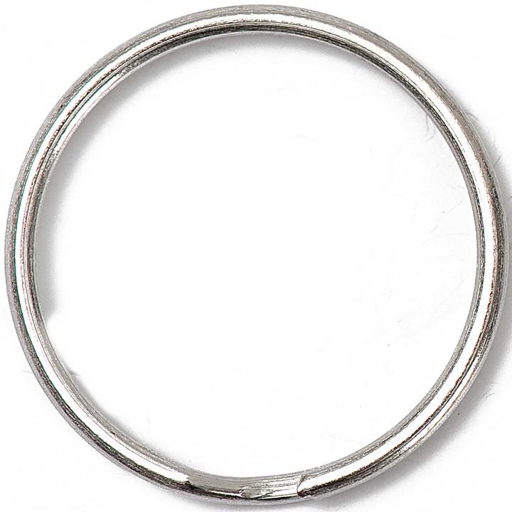 Rico Schlüsselring, silber 30 mm