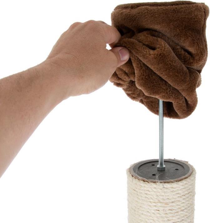 Produktbild GeoP Katzenbaum Deckenspanner Natural Paradise XL (Dunkelbraun)