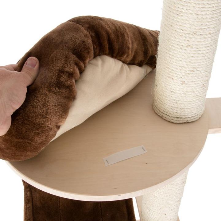 Produktbild GeoP Katzenbaum Deckenspanner Natural Paradise XL (Dunkelbraun)