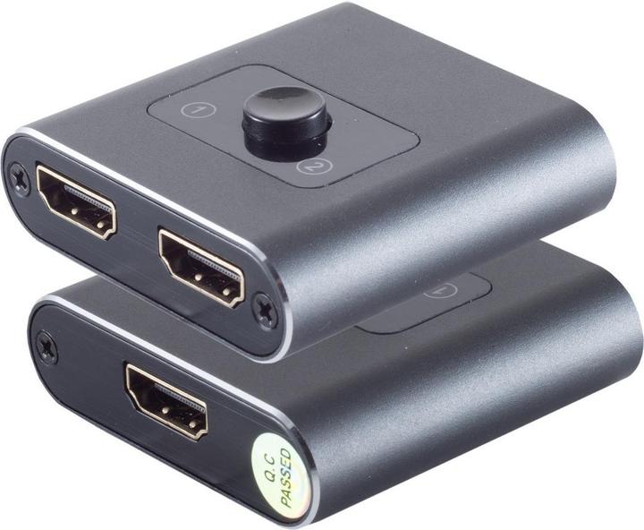 Produktbild Shiverpeaks ®-PROFESSIONAL--HDMI Umschalter 2x1, bidirektional, Metall, 4K2K
