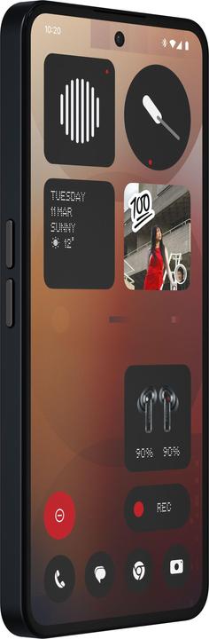Actual product image Nothing Phone (3a) (256 GB, Black, 6.77", Dual SIM, 50 Mpx, 5G)