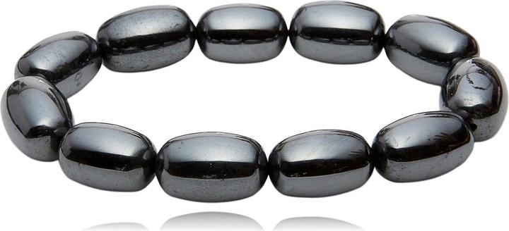 Actual product image Leyda Hematite bracelet (19 cm, Coloured stone)
