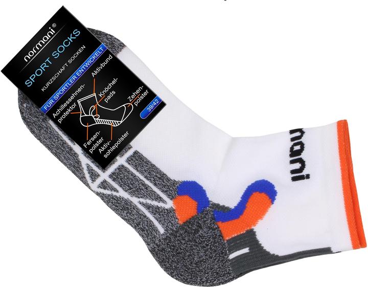 Actual product image Normani 2 pairs of short-leg sports socks (pack of 2, 47 - 50)