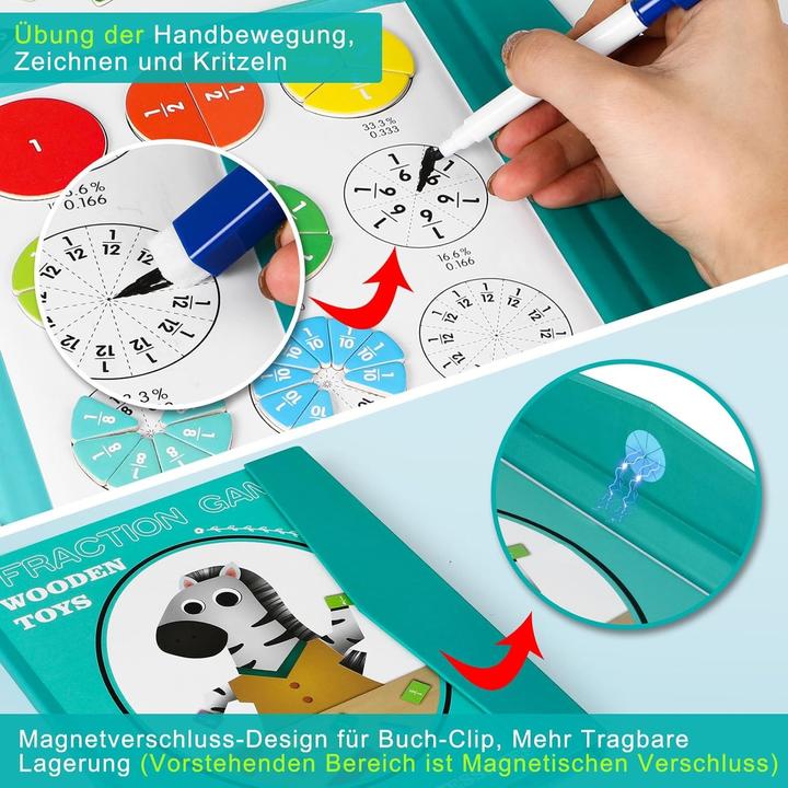 Produktbild The Toy Company Bruchrechnen, Mathematik Spielzeug