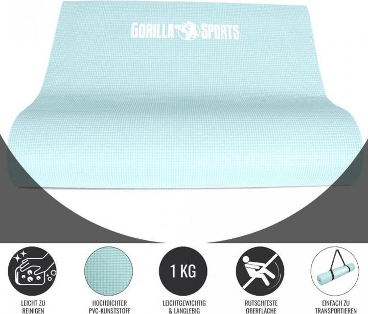 Immagine prodotto Gorilla Sports Tappetino da yoga (5 mm)
