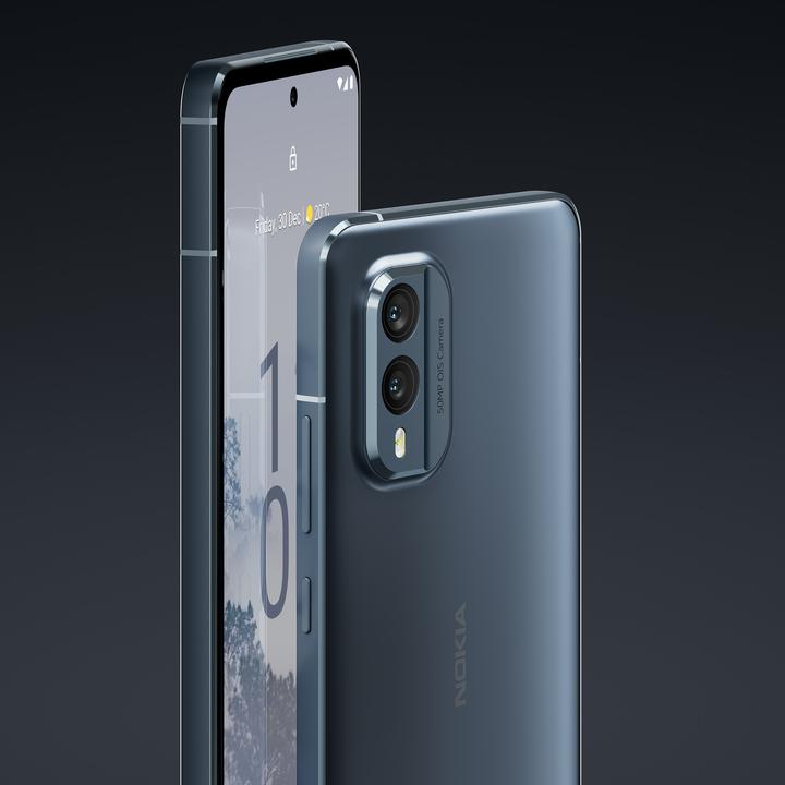 Actual product image Nokia X30 5G (256 GB, Cloudy Blue, 6.43", Dual SIM, 50 Mpx, 5G)