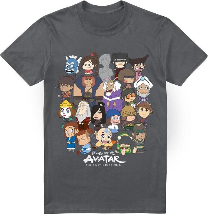 Actual product image Avatar: The Last Airbender Mens Chibi Group T-Shirt (L)