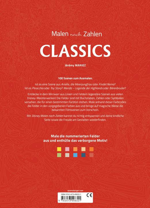 Actual product image Ravensburger Disney Malen nach Zahlen: Classics