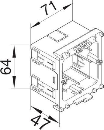 Actual product image Tehalit Junction box (8 cm)