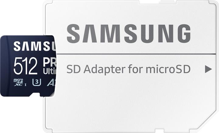Produktbild Samsung PRO Ultimate (512 GB, microSDXC, U3, UHS-I)