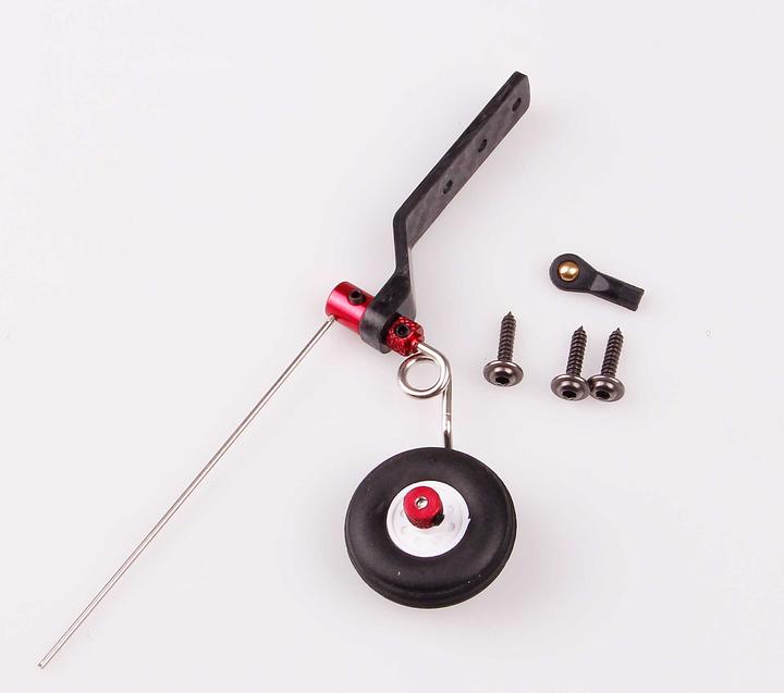 Image du produit Kuza Train arrière 90-120e carbone V2 avec roue d'environ 31mm orientable