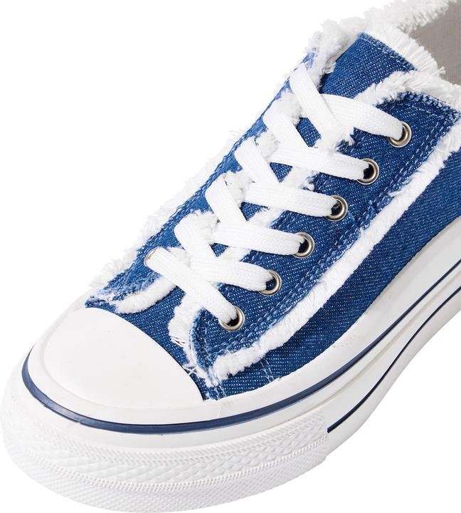 Produktbild Joe Browns Frayed Denim Chunky Platform Low-Top Trainers (39)