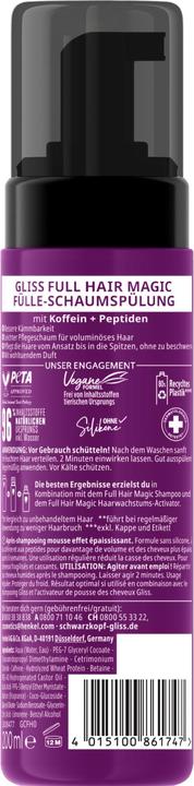 Produktbild Gliss Schaum-Spülung Full Hair Magic (200 ml)