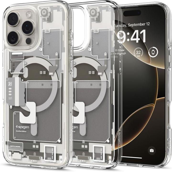 Image du produit Spigen Ultra Hybrid MAG iPhone 16 Pro MagSafe zero one natural titanium ACS08137 (Apple iPhone 16 Pro)