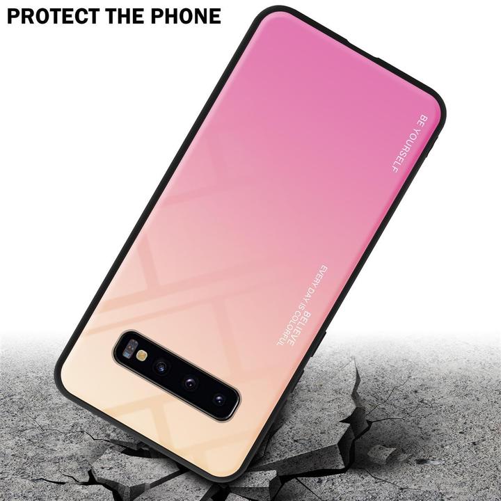 Produktbild Cadorabo TPU 2 Farben Glas Cover (Samsung Galaxy S10)