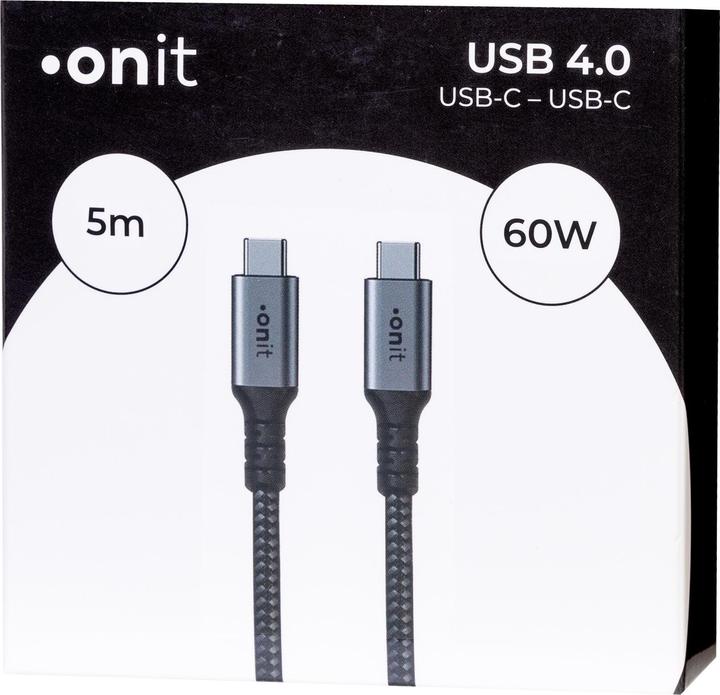 Produktbild Onit USB C – USB C (5 m, USB 4.0)
