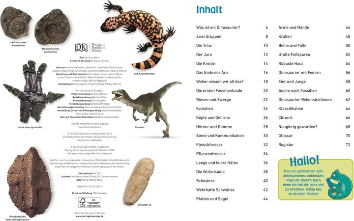 Actual product image memo Wissen entdecken. Dinosaurier (German, Dorling Kindersley, 2018)