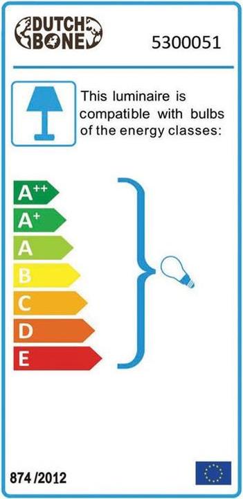 Energie-Label Dutchbone Bond (E27)
