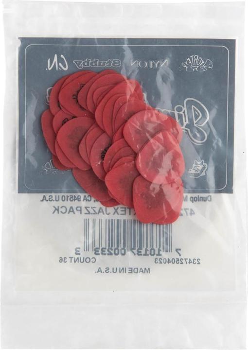 Produktbild Dunlop Tortex Jazz 1 rot L 1 (36) (36 x)