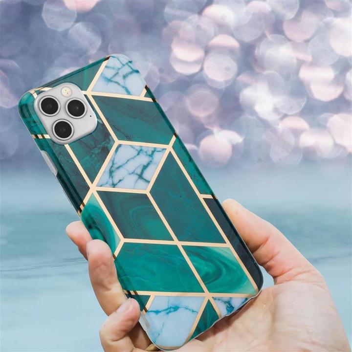 Produktbild Cadorabo IMD TPU Bunter Marmor Cover (Apple iPhone 12, Realme 12 Pro+)