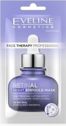Actual product image Eveline Face Therapy Professional Ampoule-Mask Night Mask Retinal 8ml (8 ml)