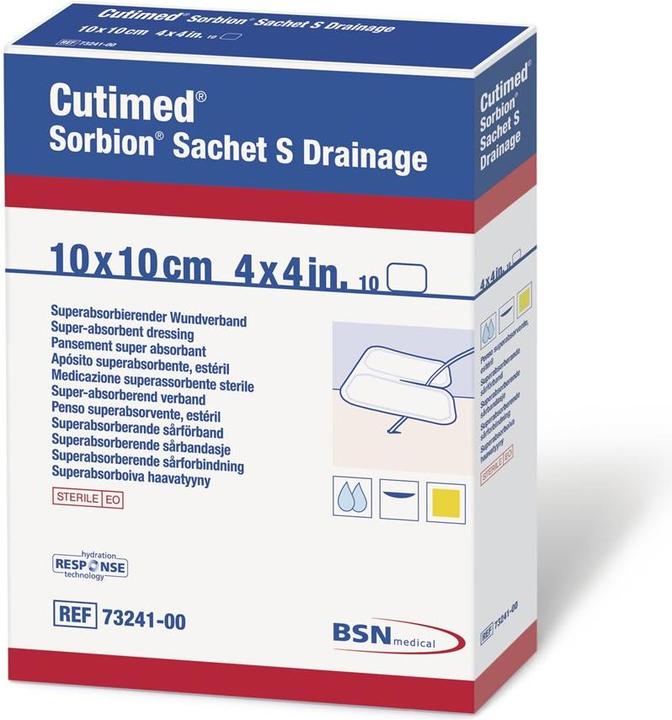 BSN Sorbion Sachet S Drainage 10x10cm (10 x)