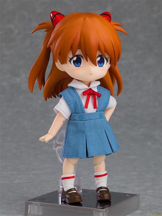 Actual product image Good Smile Company Rebuild of Evangelion Nendoroid Doll Action Figure Asuka Shikinami Langley 10 cm