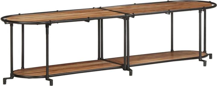 Immagine prodotto VidaXL Mobile TV Mobile TV basso Tavolo TV in legno massiccio di acacia (160 x 42 x 40 cm)