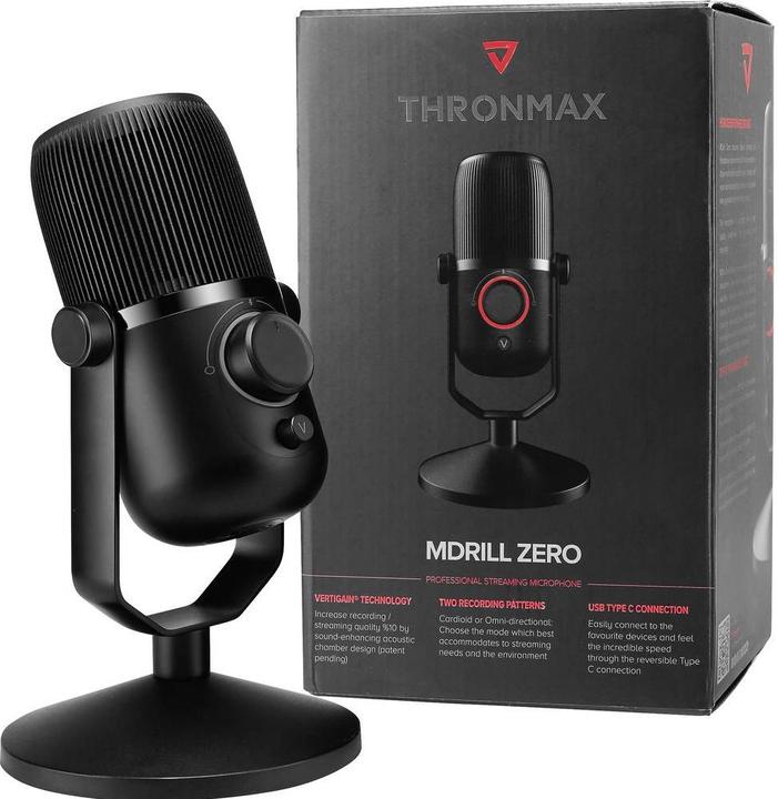 Actual product image Thronmax Mdrill Zero Condenser Microphone
