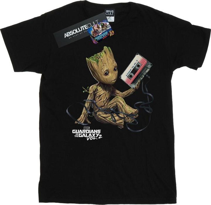Actual product image Boys Guardians Of The Galaxy Groot Tape T-Shirt (140, 146)