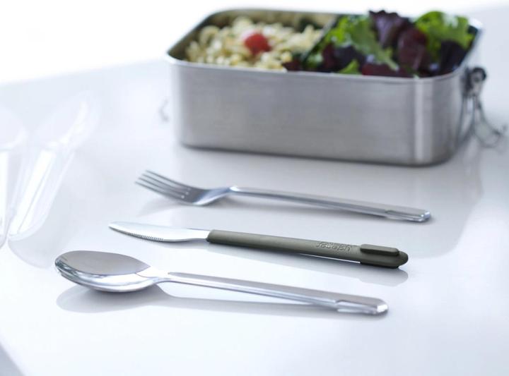 Immagine prodotto Joseph Joseph GoEat, Besteckset edelstahl, 18cm (1 Pezzo/i, Coltello, Forcone, Set di posate)