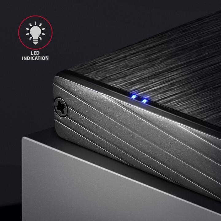 Immagine prodotto Axagon EE25-XA6 - Alloggiamento HDD / SSD - 2,5 pollici - SATA - Serial ATA II - Serial ATA III (2.5")