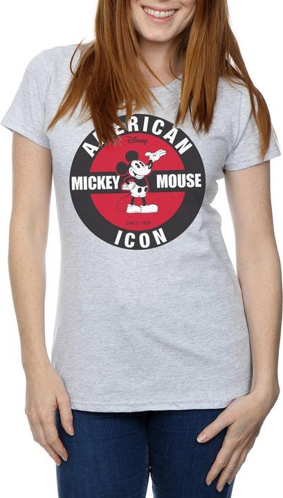 Immagine prodotto Disney Mickey Mouse American Icon Maglietta Donna (XXL)