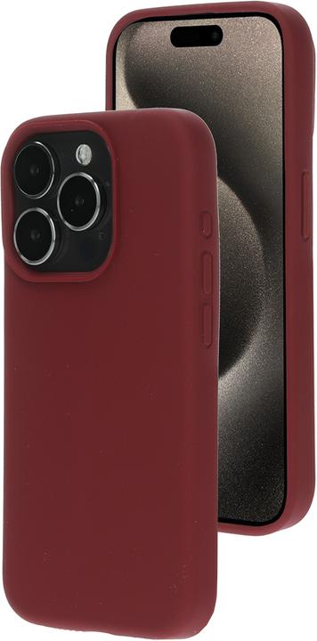 Immagine prodotto Mobiparts Silicone Cover Apple iPhone 15 Pro Plum Red (Apple iPhone 15 Pro)