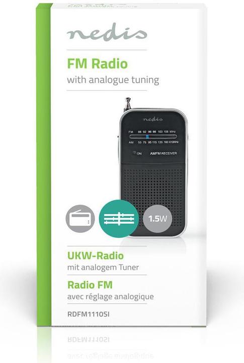 Produktbild Nedis RDFM1110SI (AM, FM)