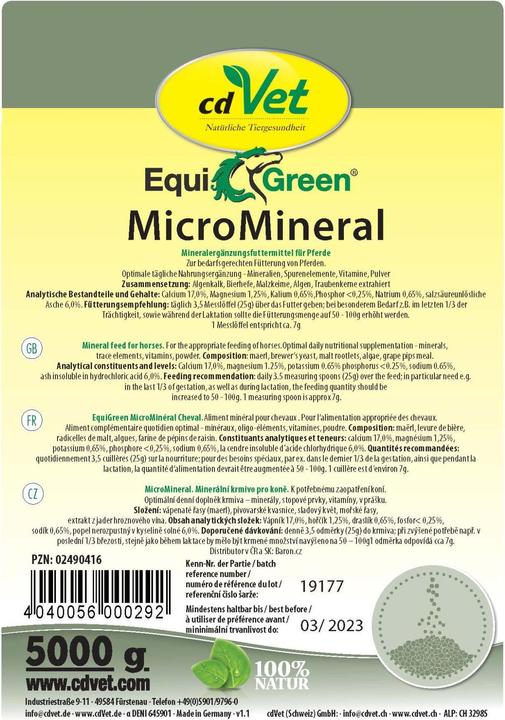 Produktbild cdVet EquiGreen MicroMineral (1 x, 1000 g)