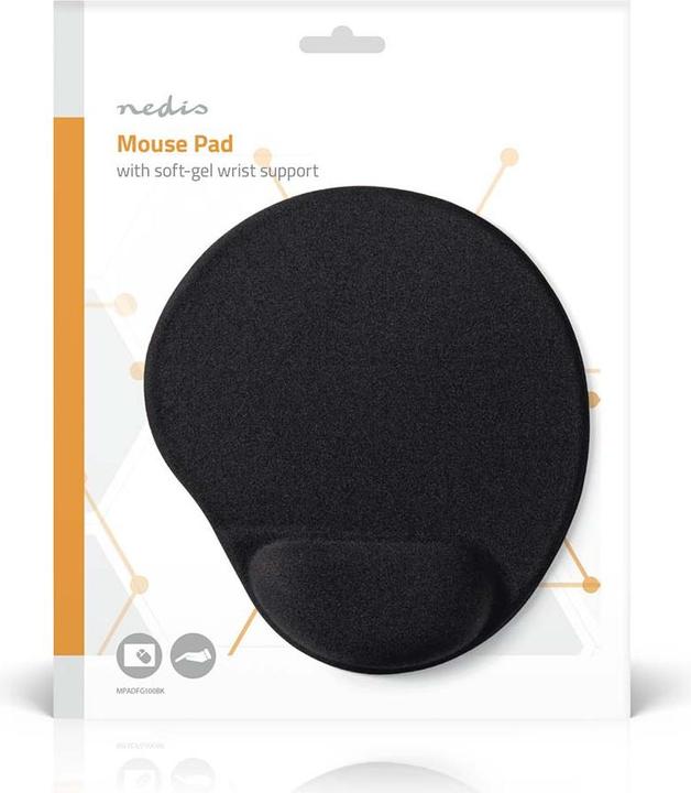 Immagine prodotto Nedis Tappetino per mouse 215 mm Nero Nero