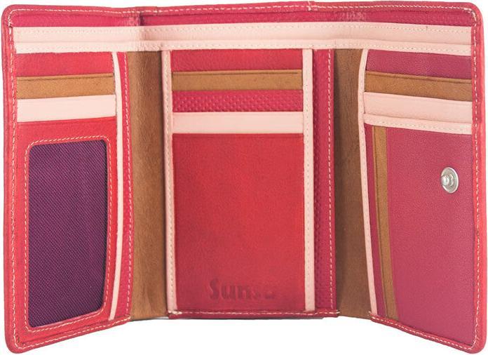 Actual product image Sunsa Ladies Wallet Purse RFID Leather Recycled No.5